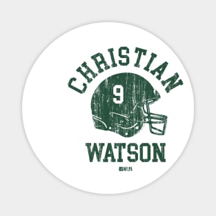 Christian Watson Green Bay Helmet Font Magnet